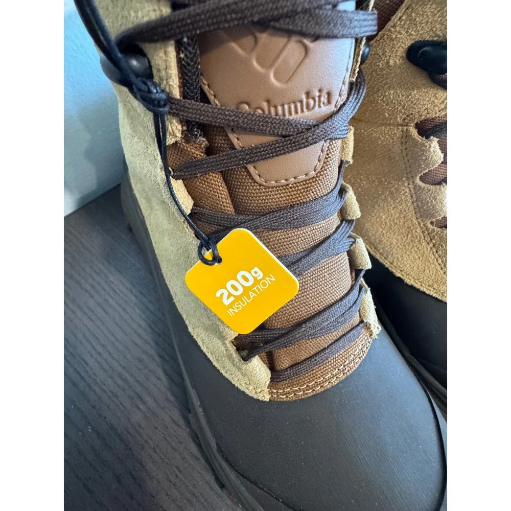 Columbia Expeditionist Shield Mens Size 7 Brown Waterproof 200g Insulated Boot